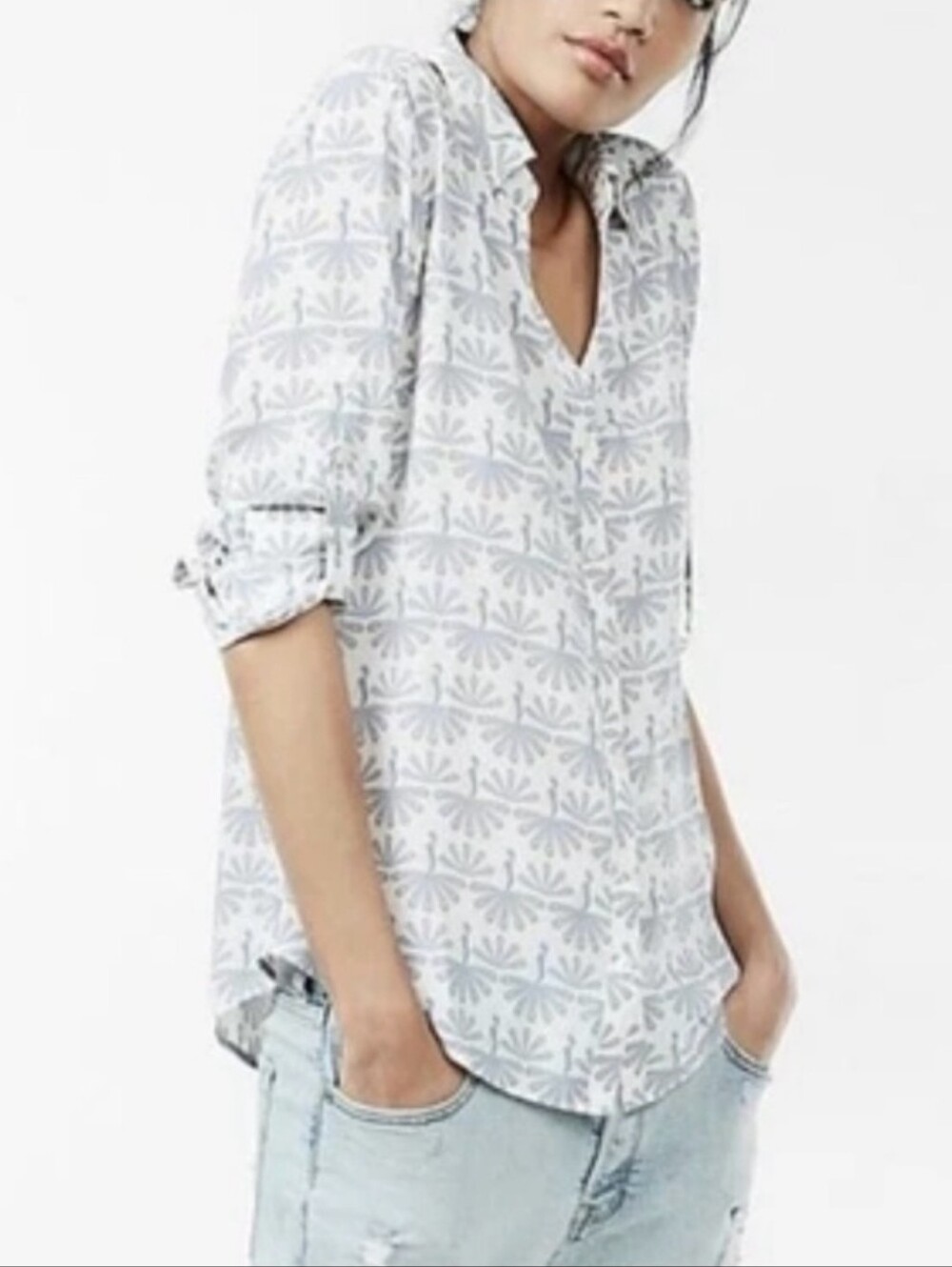 Express Long Sleeve Blouse. Size S.